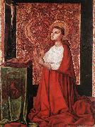 MASTER of the Avignon School Vision of Peter of Luxembourg oil painting on canvas